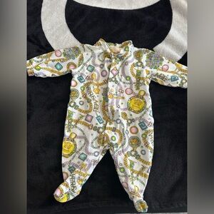 Versace White and Gold Kids One Piece . NEW WITHOUT TAG